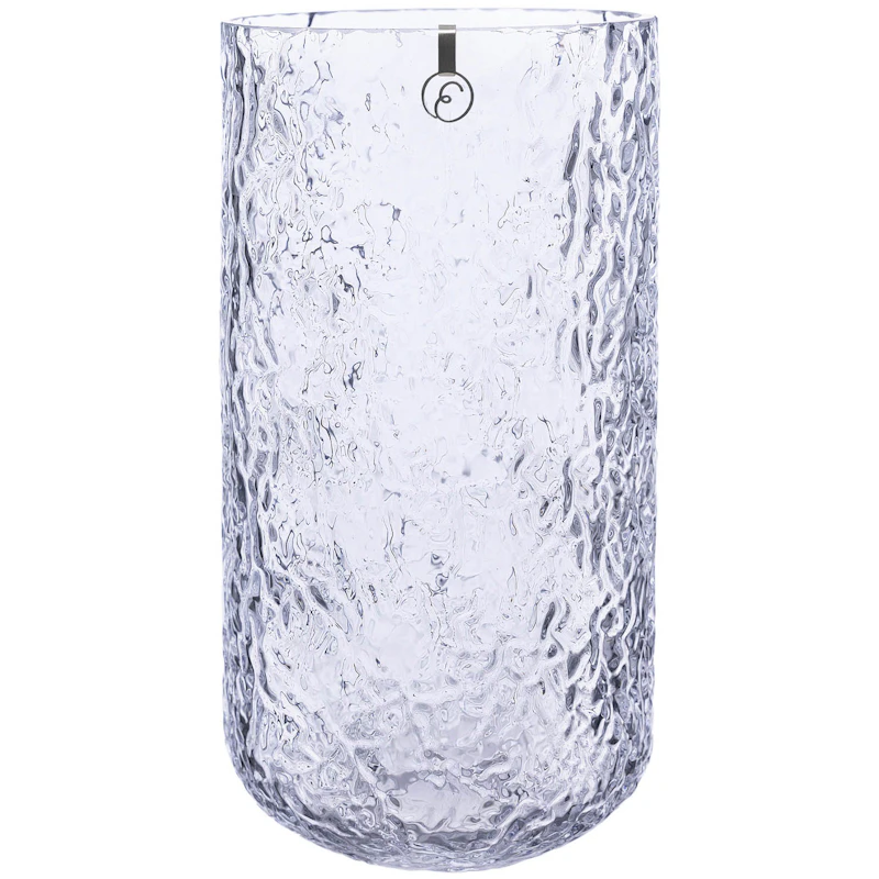 Vase Mit Gemustertem Glas 25 cm