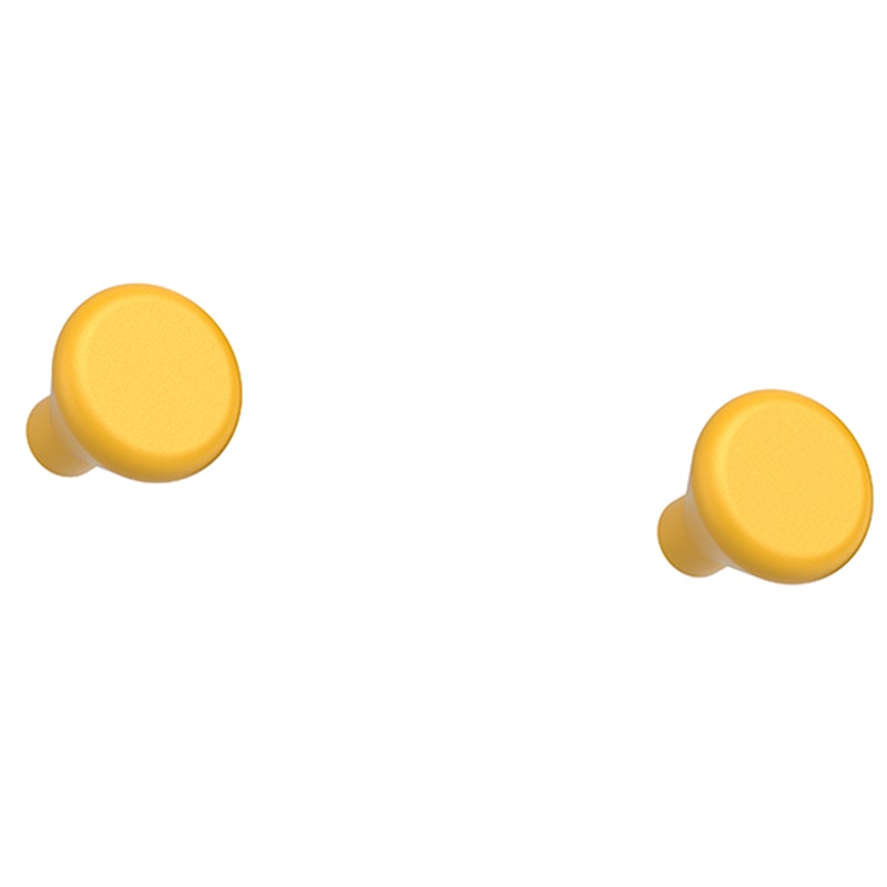 Classic Haken 2-er Set, Sun Yellow