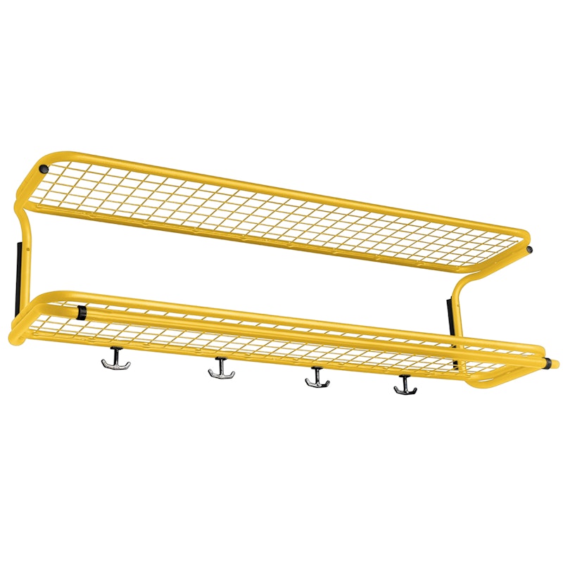 Classic Hutablage Doppelt Sun Yellow 60 cm