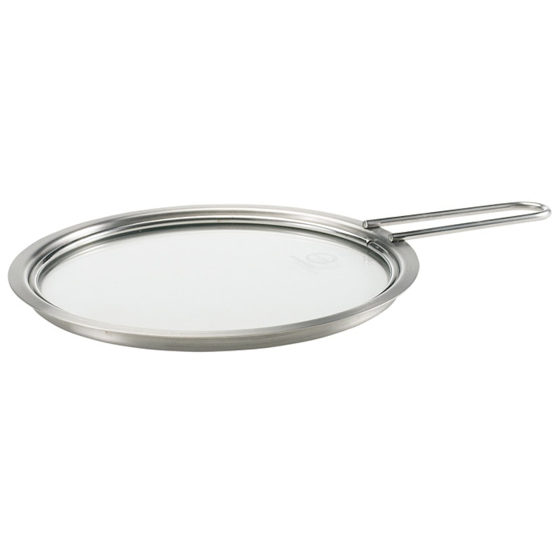 Flat Lid Glass with Handle, 20 cm