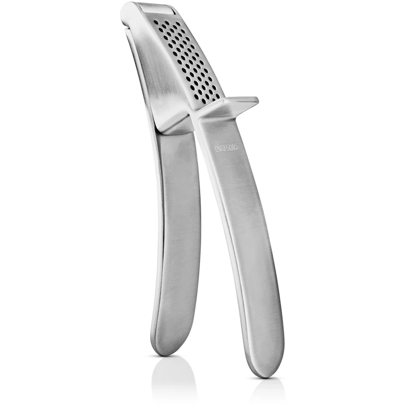Knoblauchpresse Gebürsteter Stahl