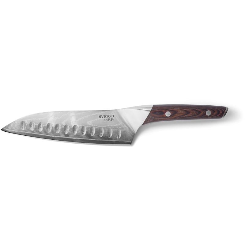 Nordic Kitchen Santokumesser 18 cm, Pakkaholz