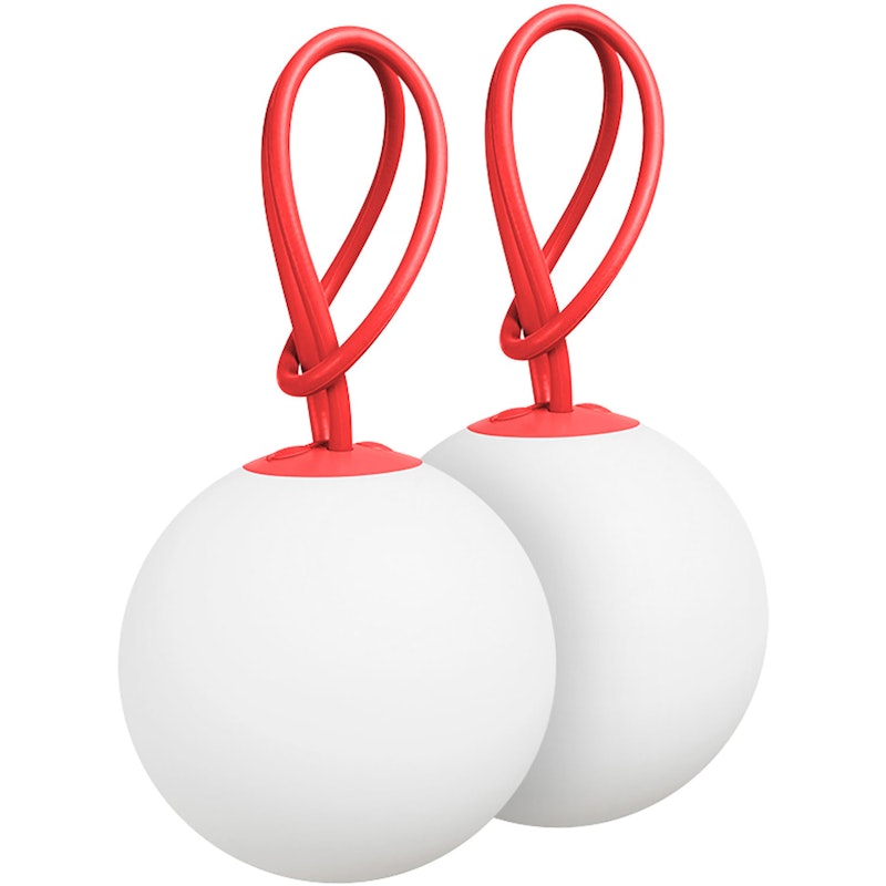 Bolleke Lampe 2-er Set, Rot