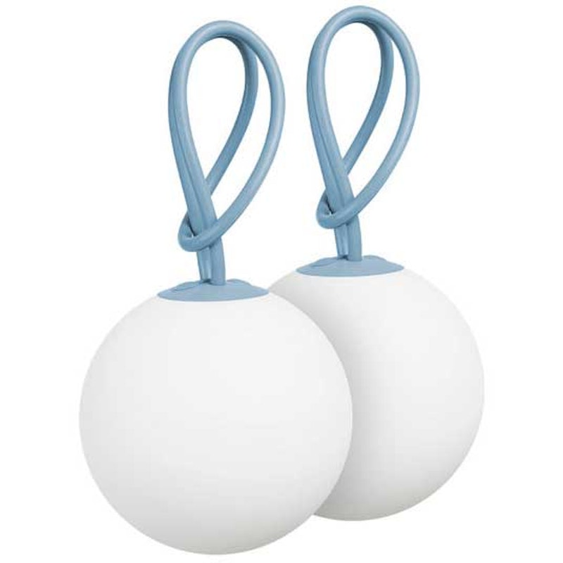 Bolleke Lampe 2-er Set, Wave Blue