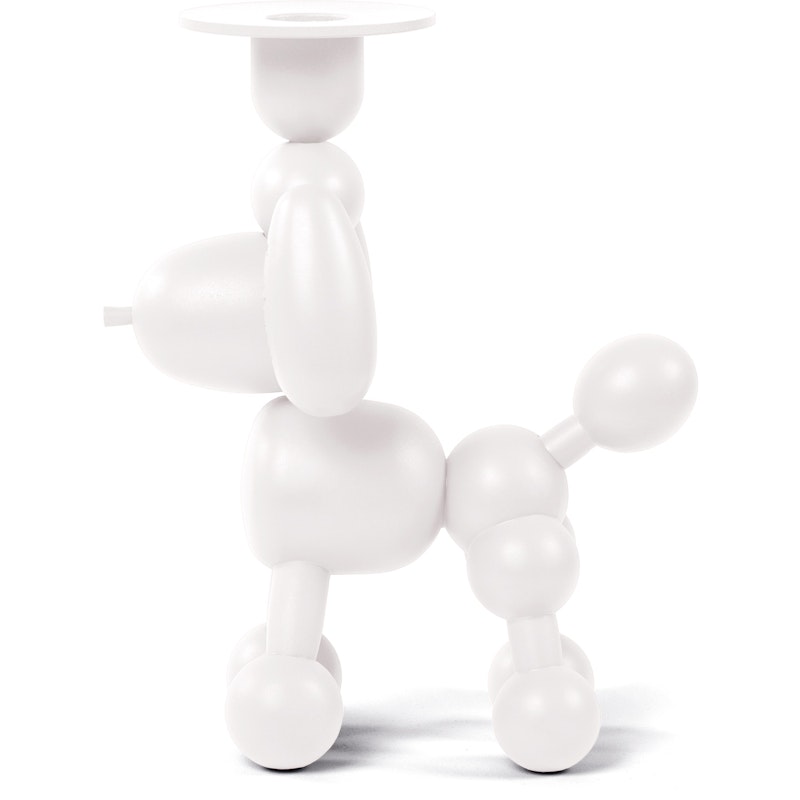 Can-Dolly Candle Holder, White