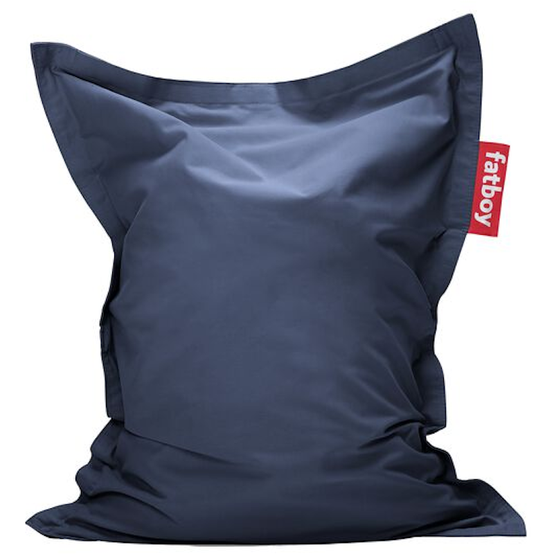 Junior Canvas Recycled Sitzsack, Crown Blue