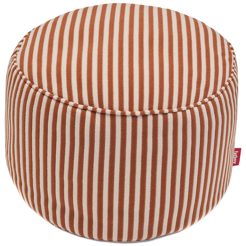 Point Terry Pouf, Cognacfarben Creme