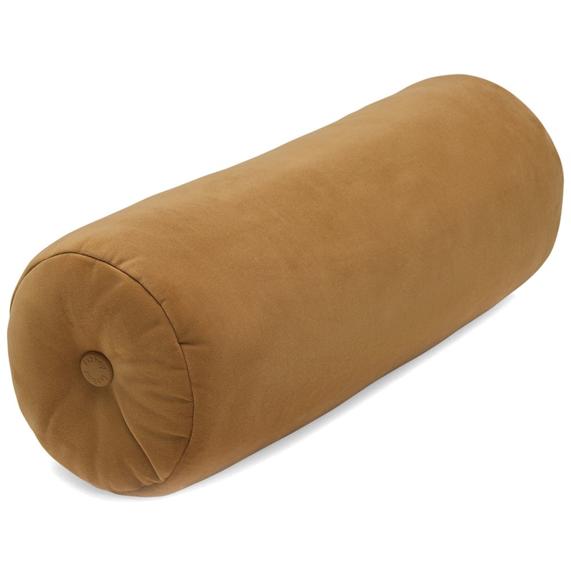 Puff Rolster Recycled Velvet Kissen 24x65 cm, Almond