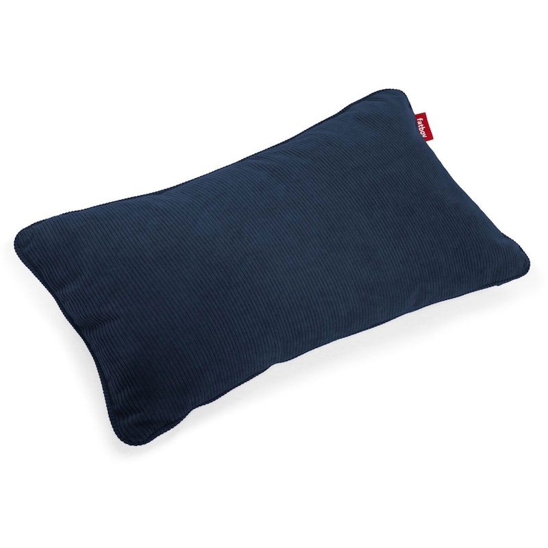 Recycled King Cord Kissen, Deep Blue