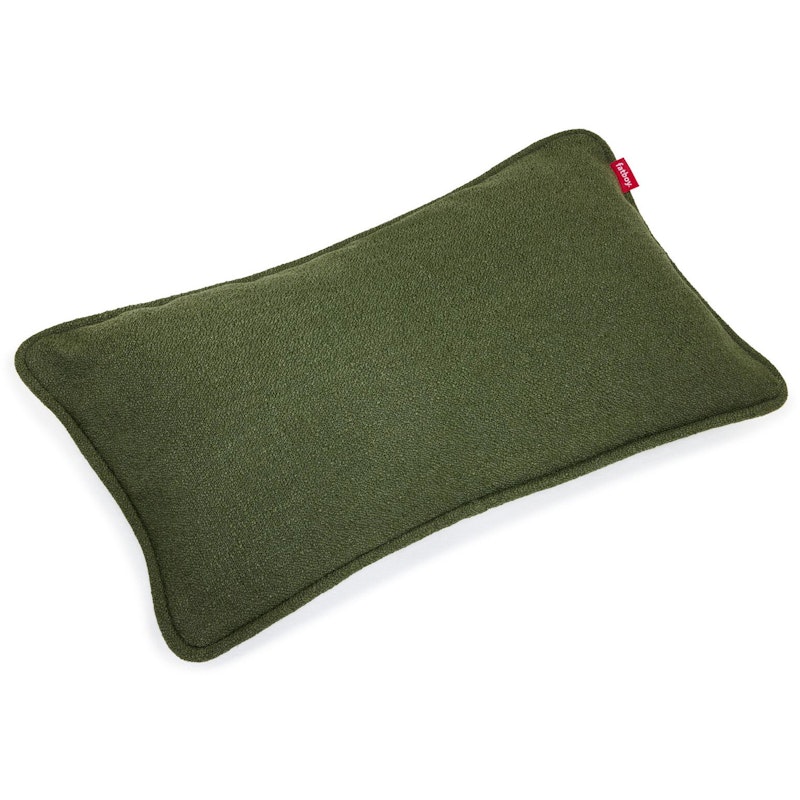 Puff Boucle Recycled Kissen, Leaf Green