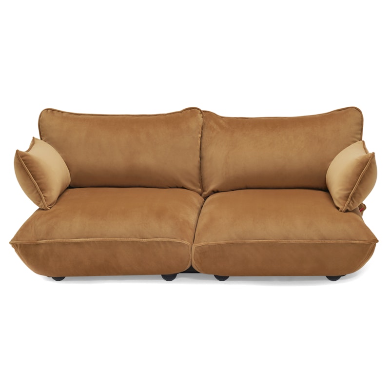 Sumo 3-Sitzer-Sofa Samt, Almond