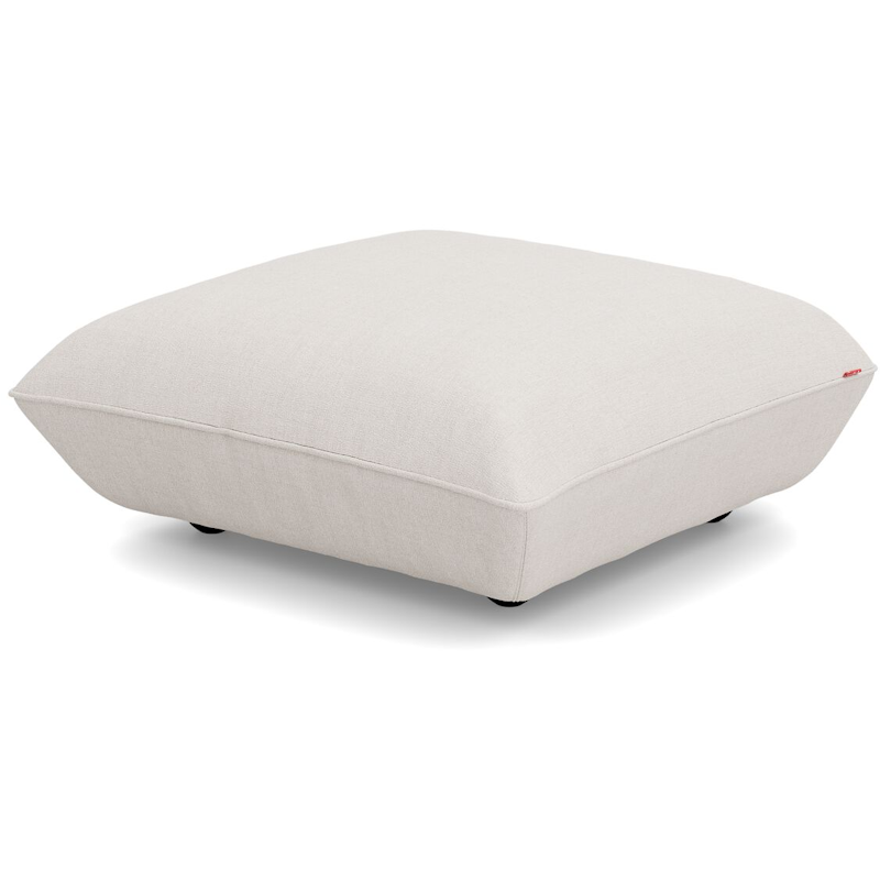 Sumo Boucle Recycled Hocker, Creme