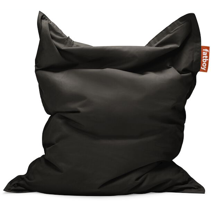 Original Canvas Recycled Sitzsack, Black Licorice