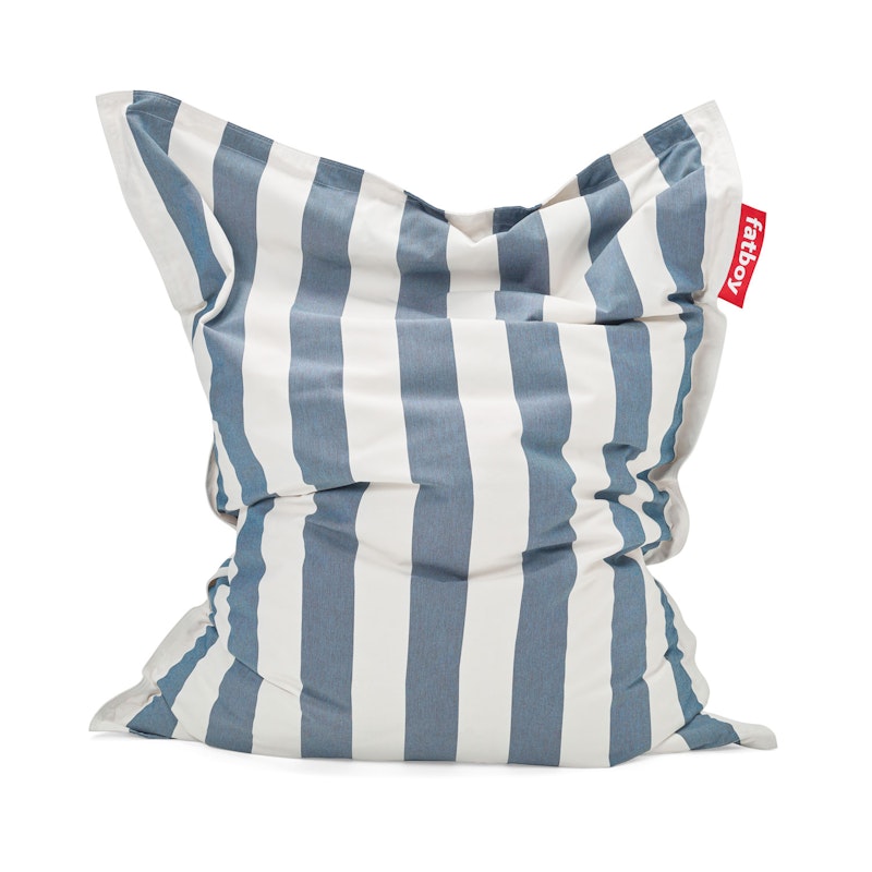 Original Outdoor Sitzsack, Stripe Ocean Blue