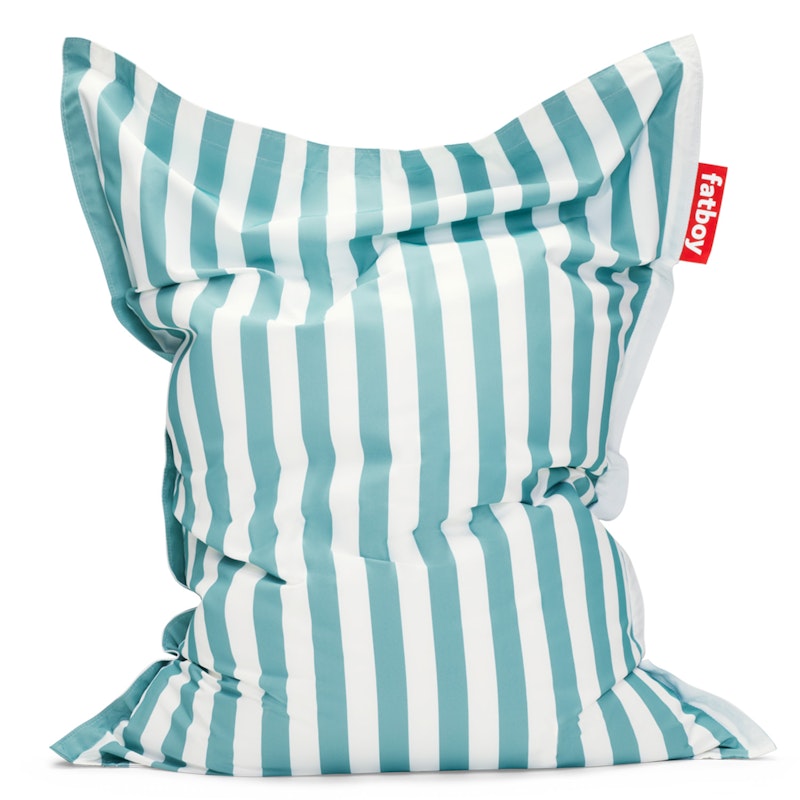 The Original Outdoor Sitzsack, Striped Azure