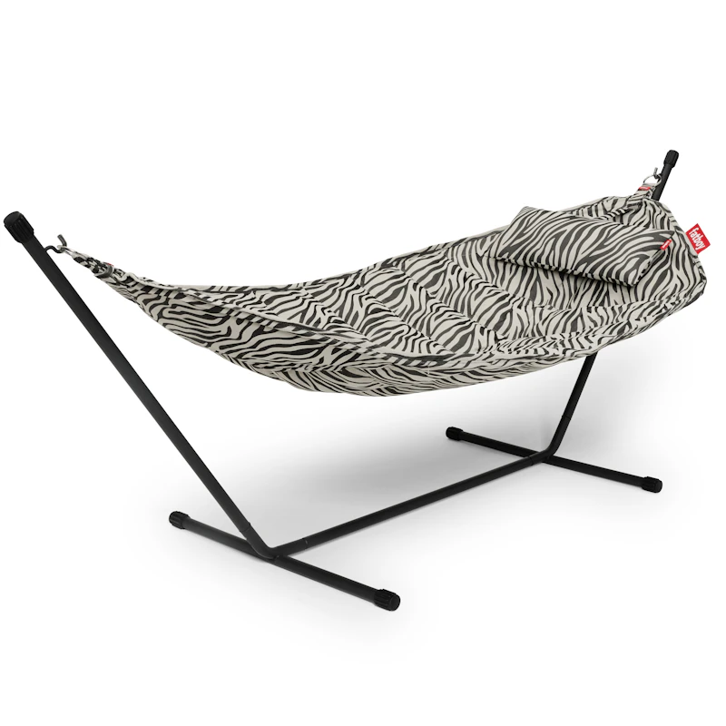 Headdemock Superb Hängematte + Kissen, Zebra Creme / Black