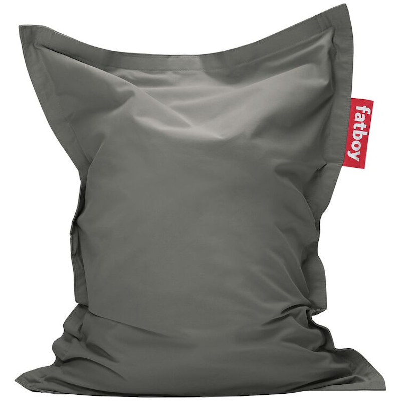 Junior Canvas Recycled Sitzsack, Charcoal Grey