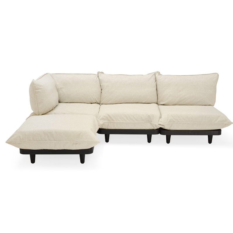 Paletti Modulsofa 3-Sitzer mit Sonnenliege, Sahara
