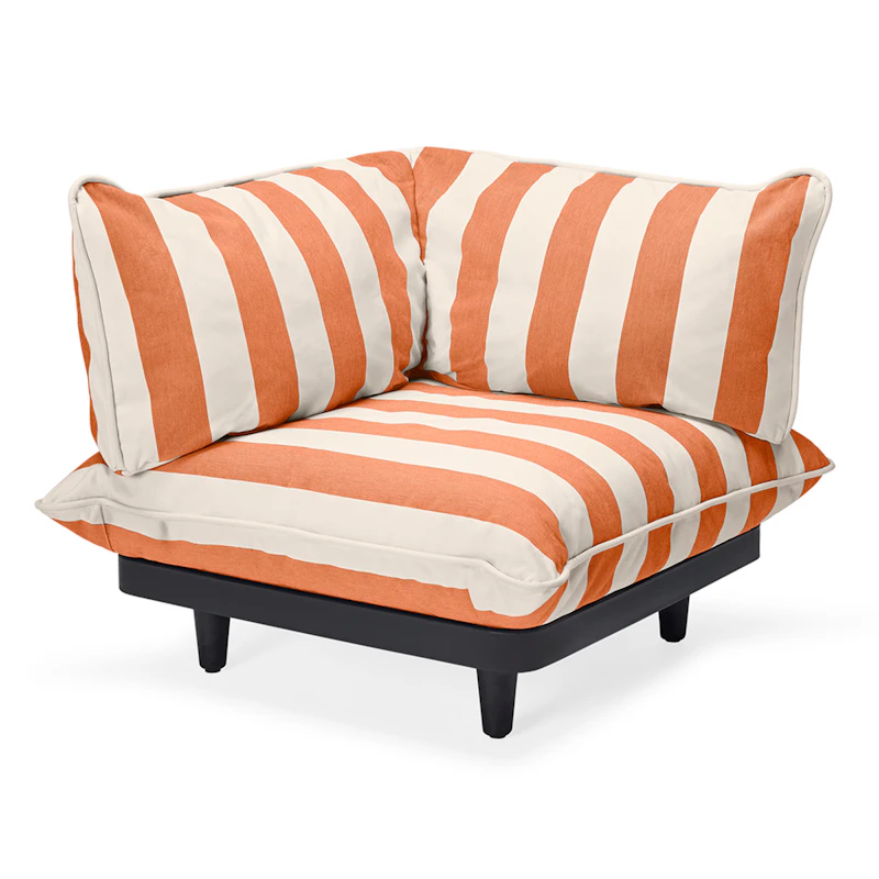 Paletti Rechtes Eckmodul, Orange / Creme