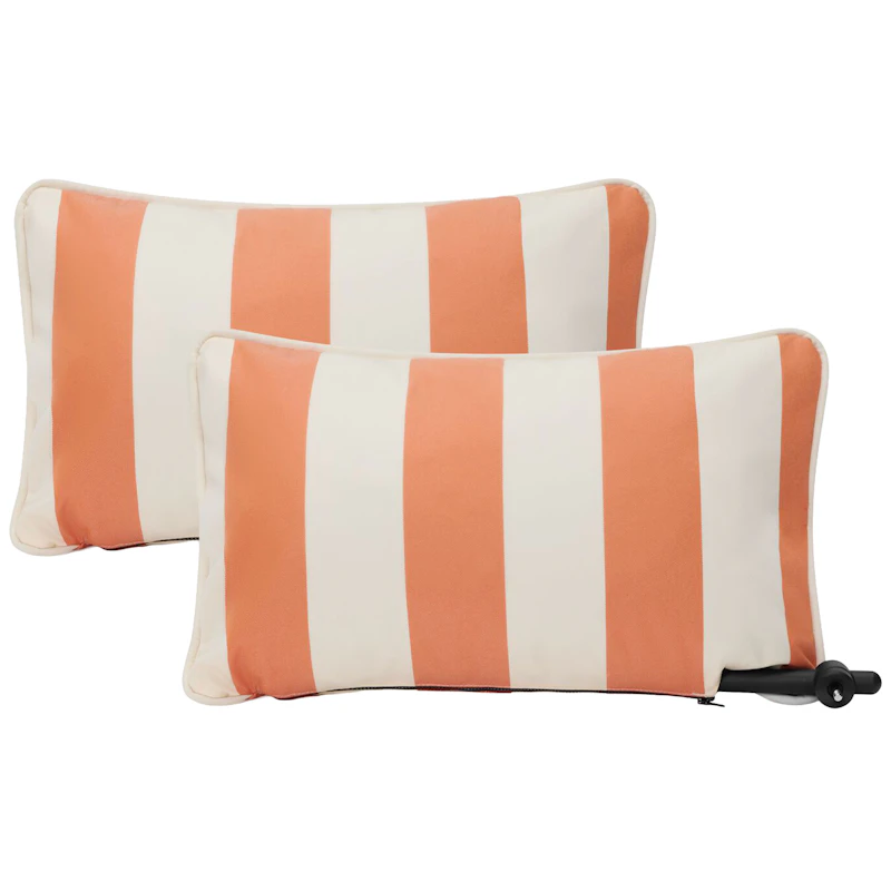 Paletti Armlehne Set, Orange / Creme
