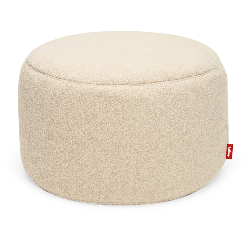 Point Large Sherp Pouf, Ecru