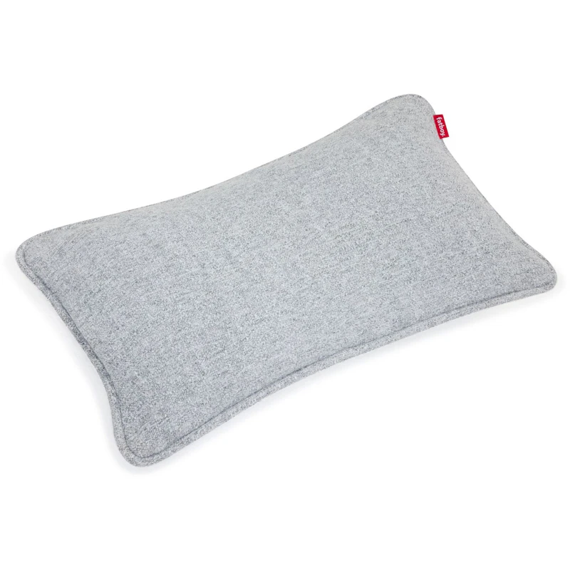 Puff Boucle Recycled Kissen, Grau