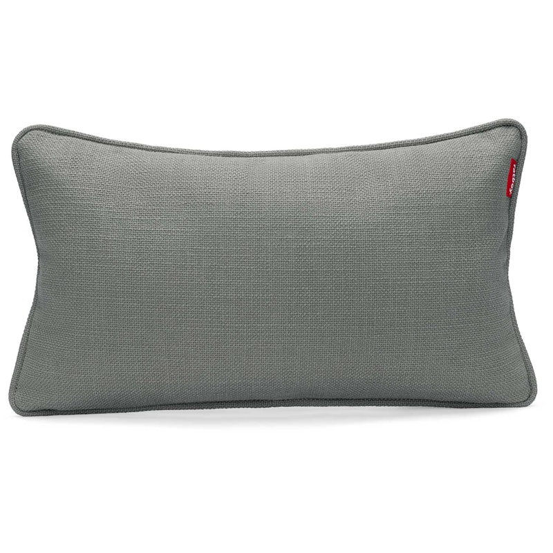 Puff Weave Cushion, Mouse Grey