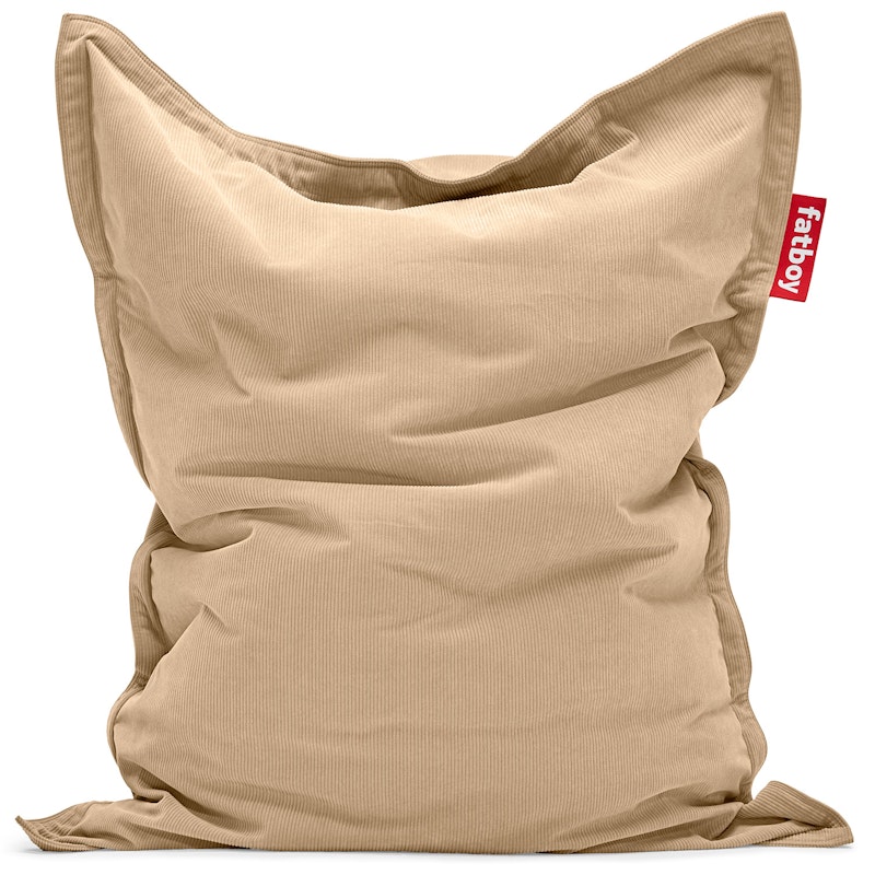 Recycled Original Slim Cord Sitzsack, Toffee