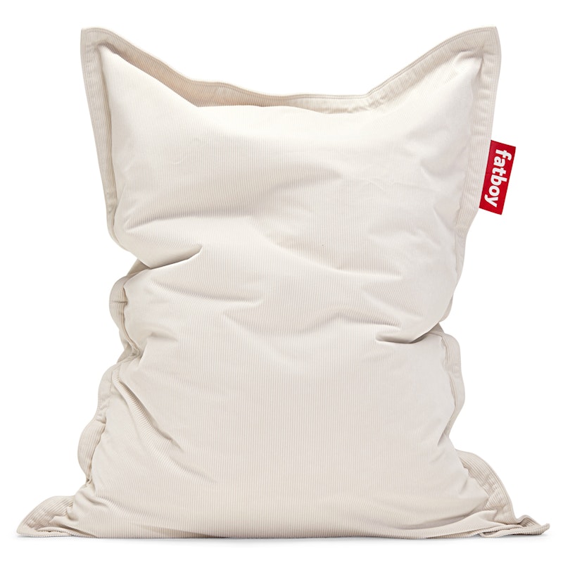 Recycled Original Slim Cord Sitzsack, Cream