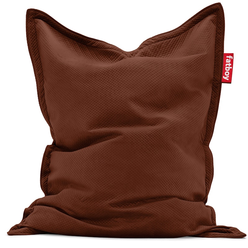 Recycled Original Slim Royal Velvet Sitzsack, Tobacco