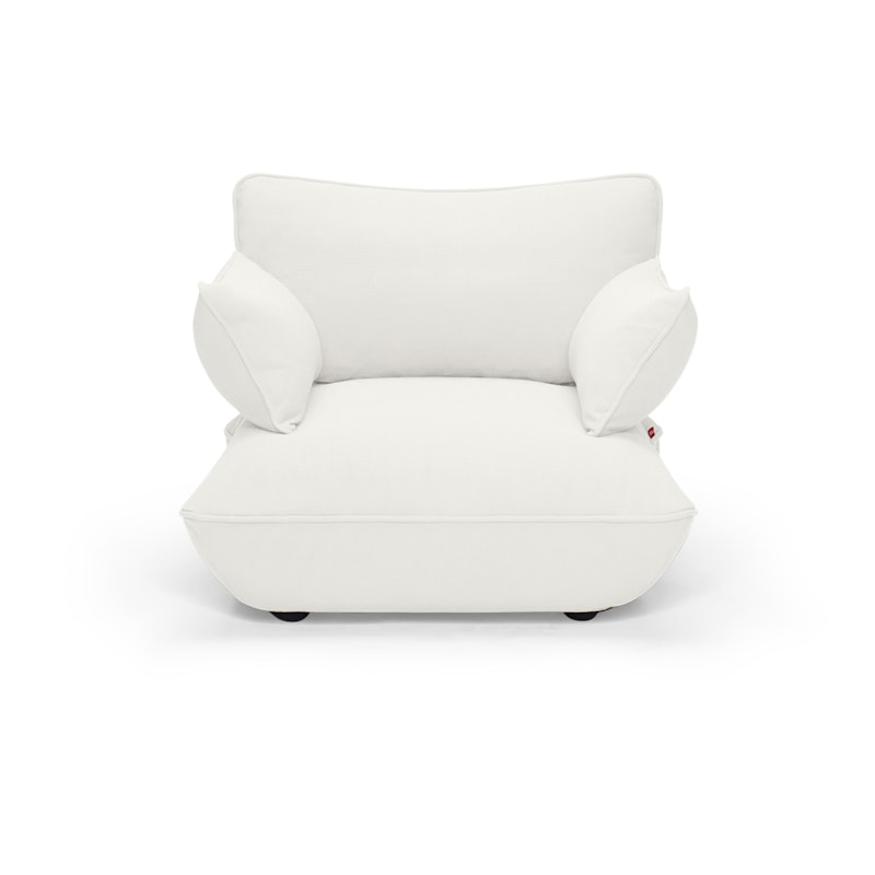 Sumo Loveseat Armchair, Limestone