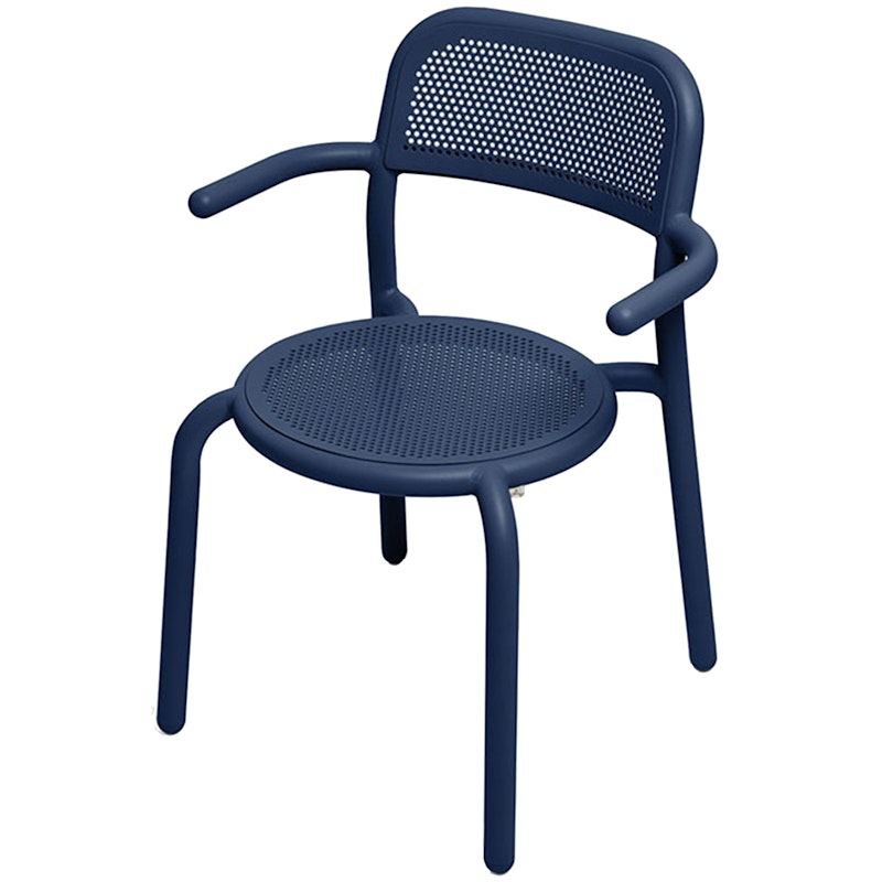 Toní Lehnstuhl 2-er Set, Dark Ocean