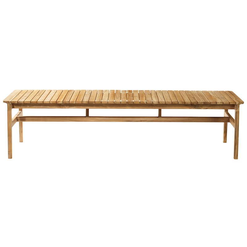 M10 Sammen Bank Im Freien Nutzbar Teak, 50x185,5 cm