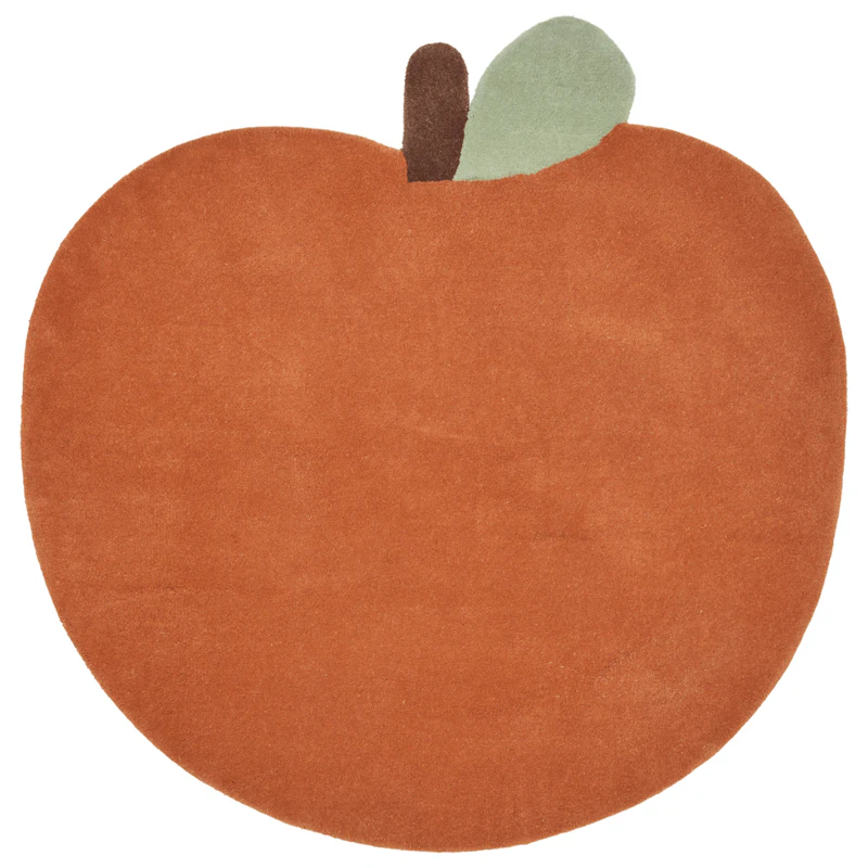 Apple Teppich, Braun