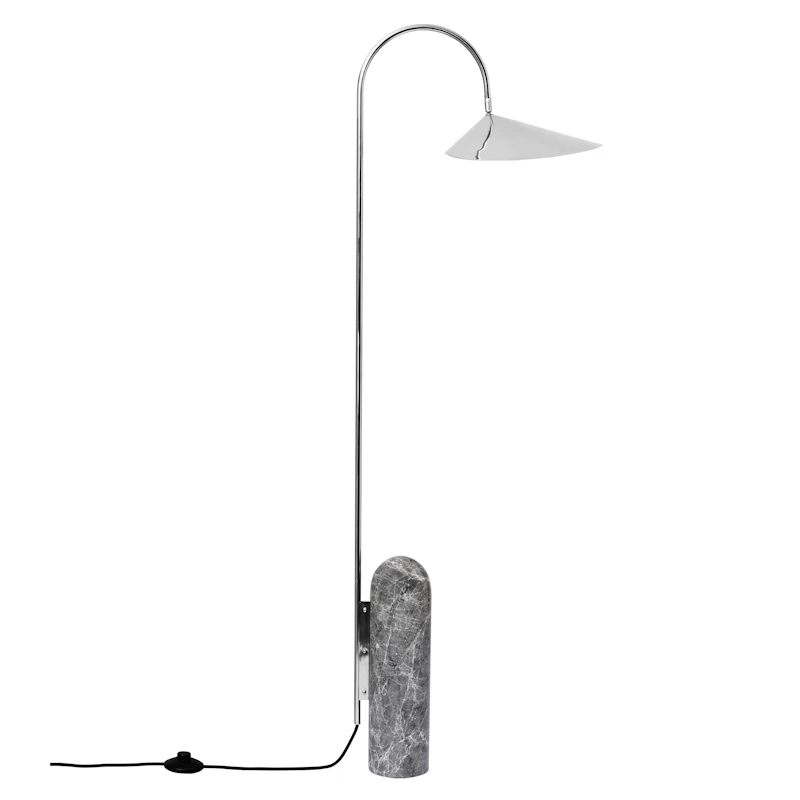 Arum Stehlampe, Edelstahl