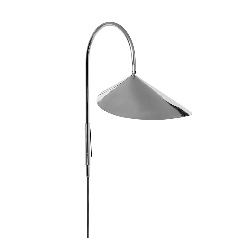 Arum Swivel Wandleuchte, Edelstahl