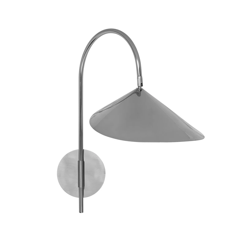 Arum Swivel Wandleuchte, Edelstahl