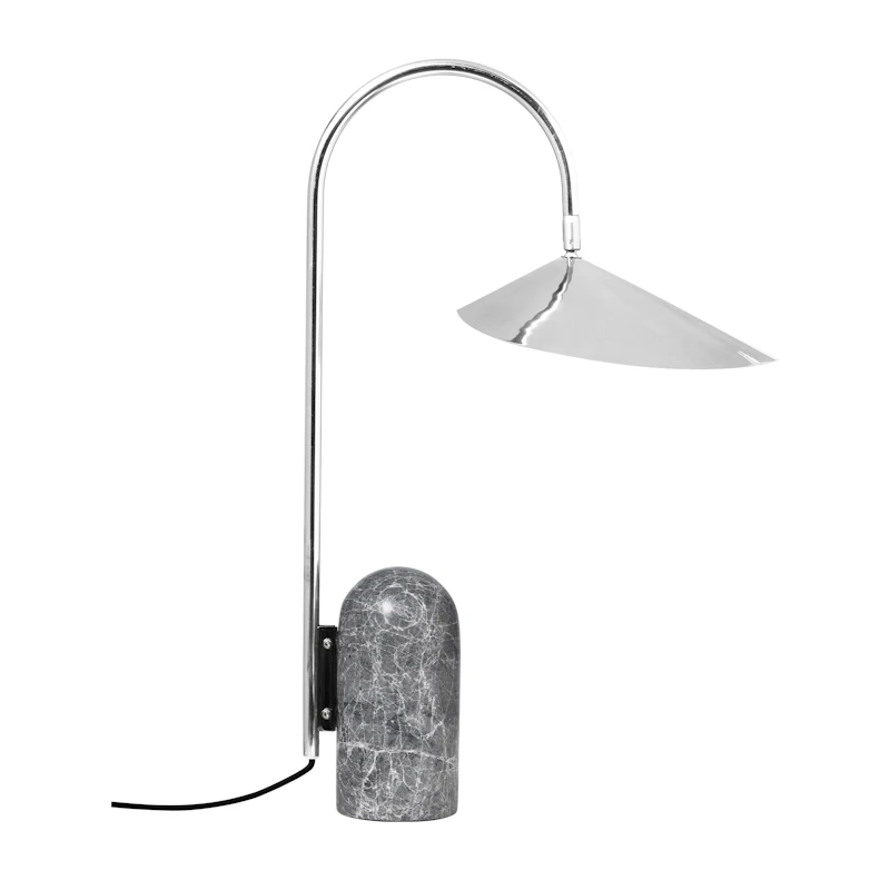 Arum Tischlampe, Edelstahl