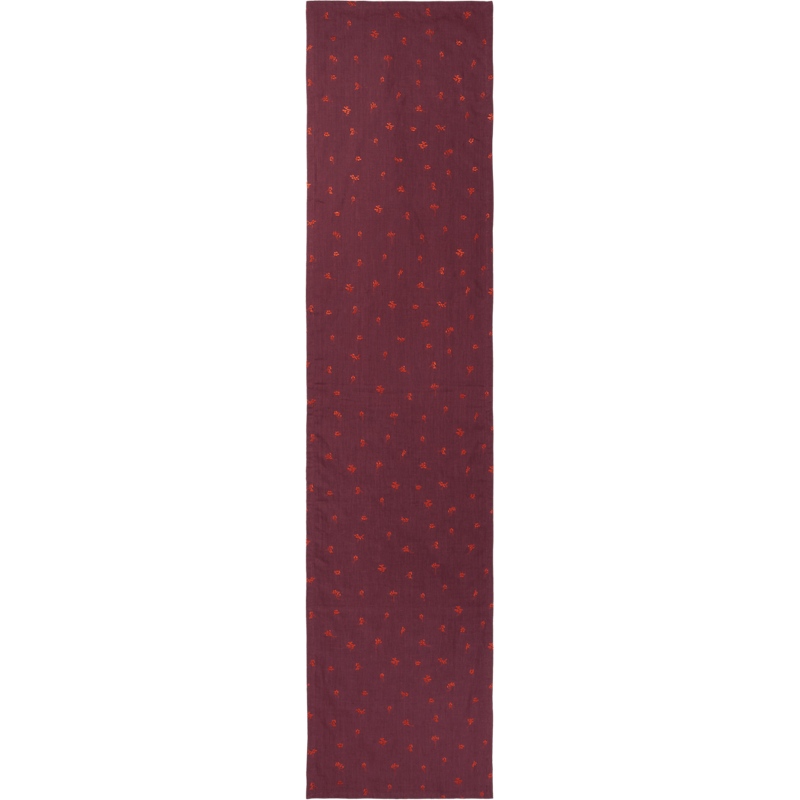 Baies Tischläufer 40x180 cm, Dark Grape / Picante