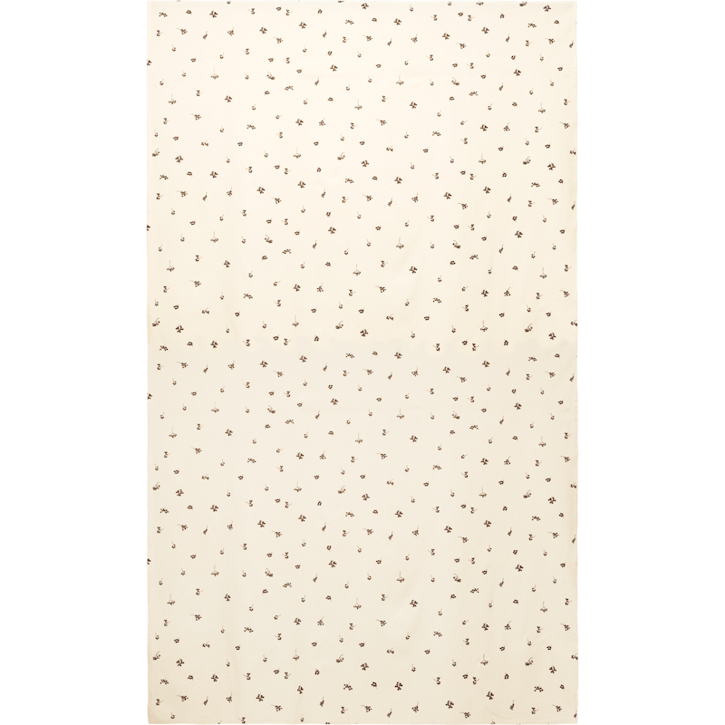 Baies Tischdecke 150x240 cm, Natural / Dark Chocolate