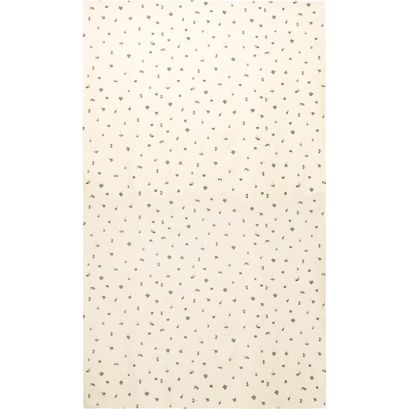 Baies Tischdecke 150x240 cm, Natural / Dark Chocolate