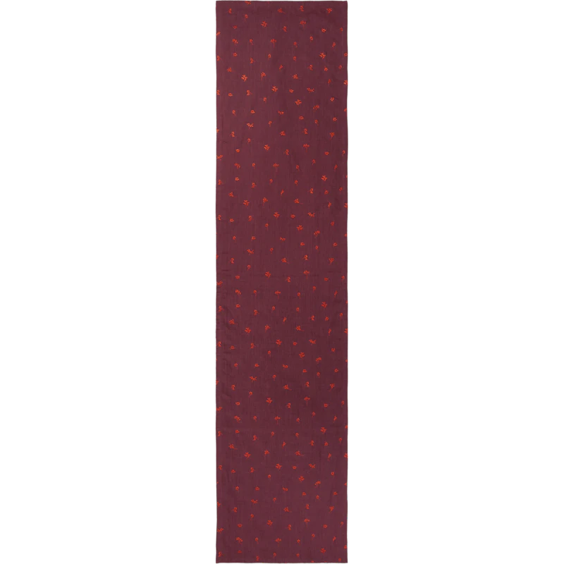 Baies Tischläufer 40x180 cm, Dark Grape / Picante