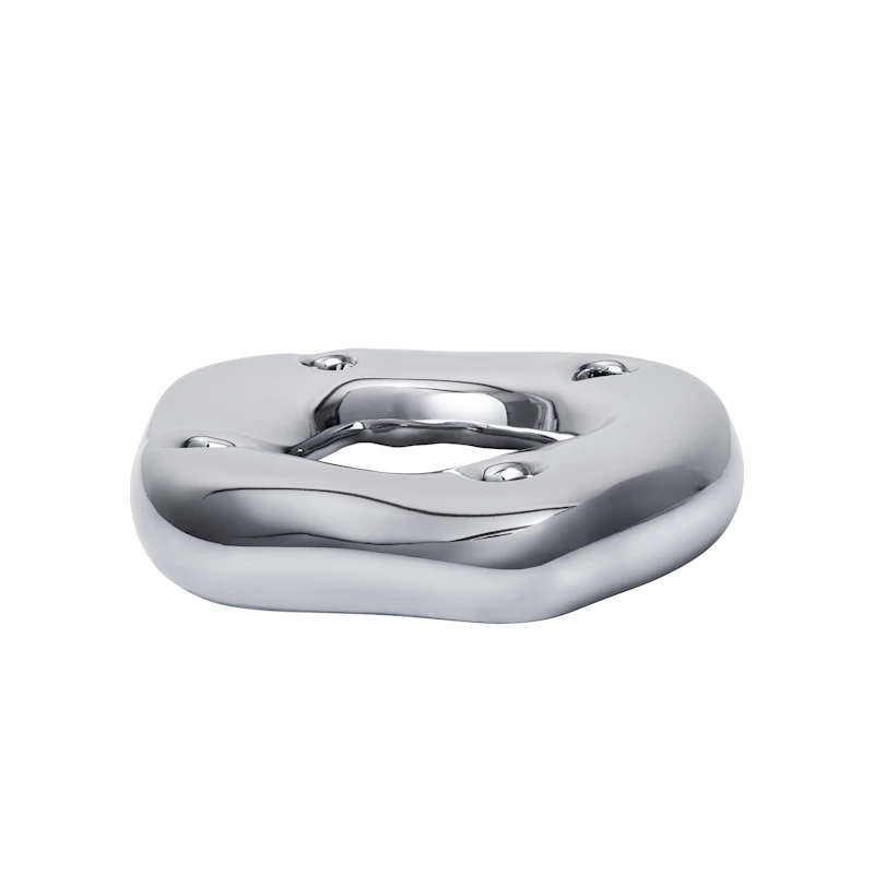 Bellure Ring Kerzenhalter, Silber