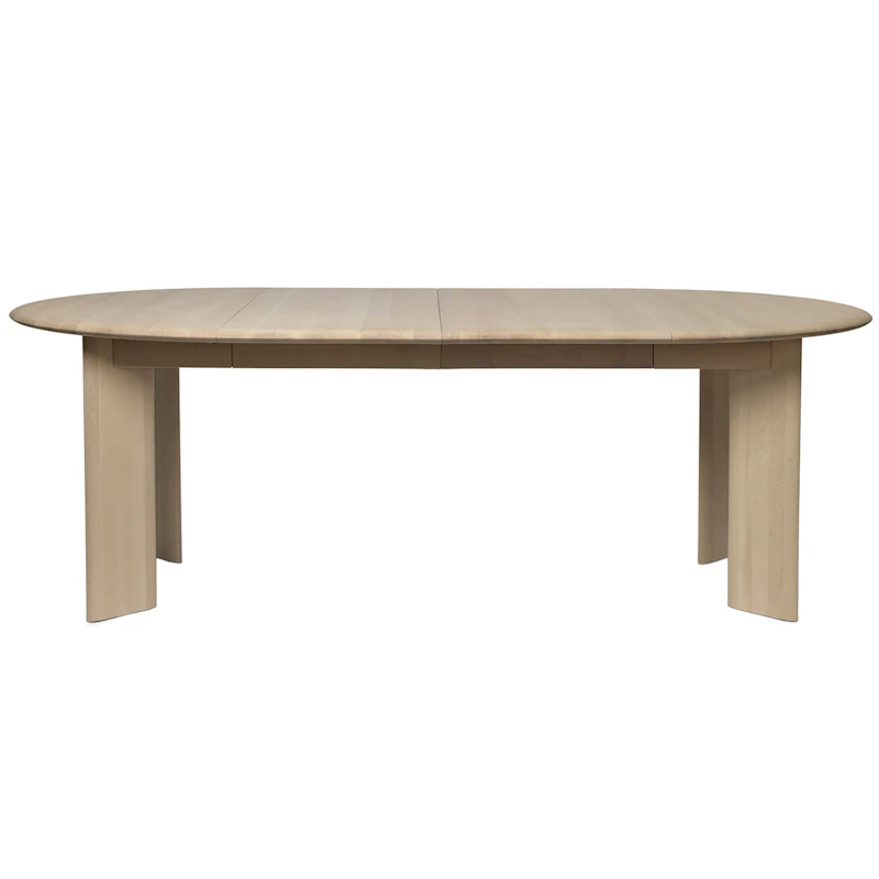 Bevel Extend. x2 Tisch Verlängerbar x2, White Oiled Beech