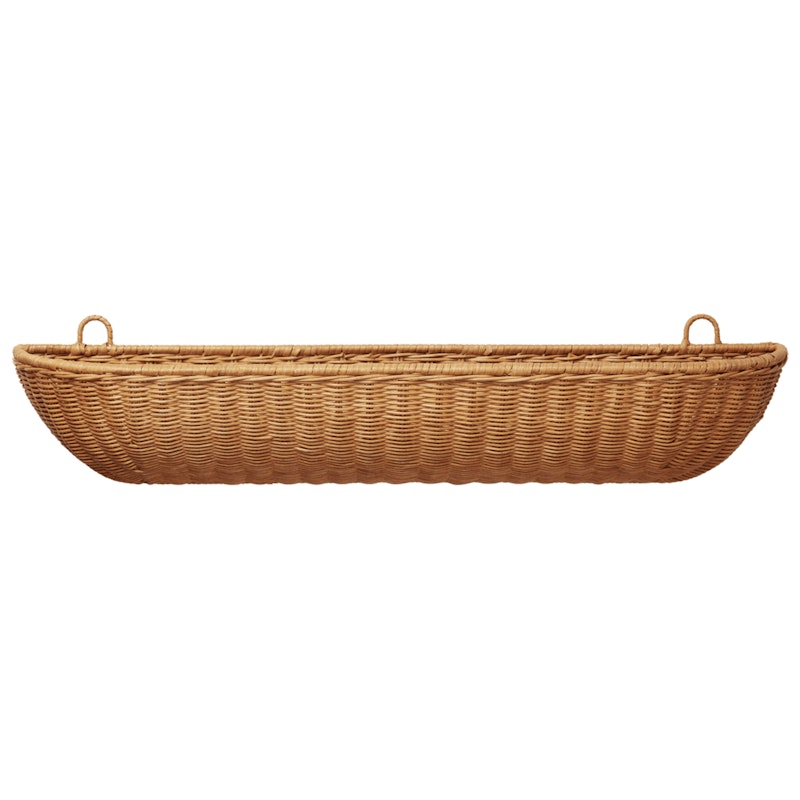 Hängekorb Geflochten Rattan, 14x75 cm