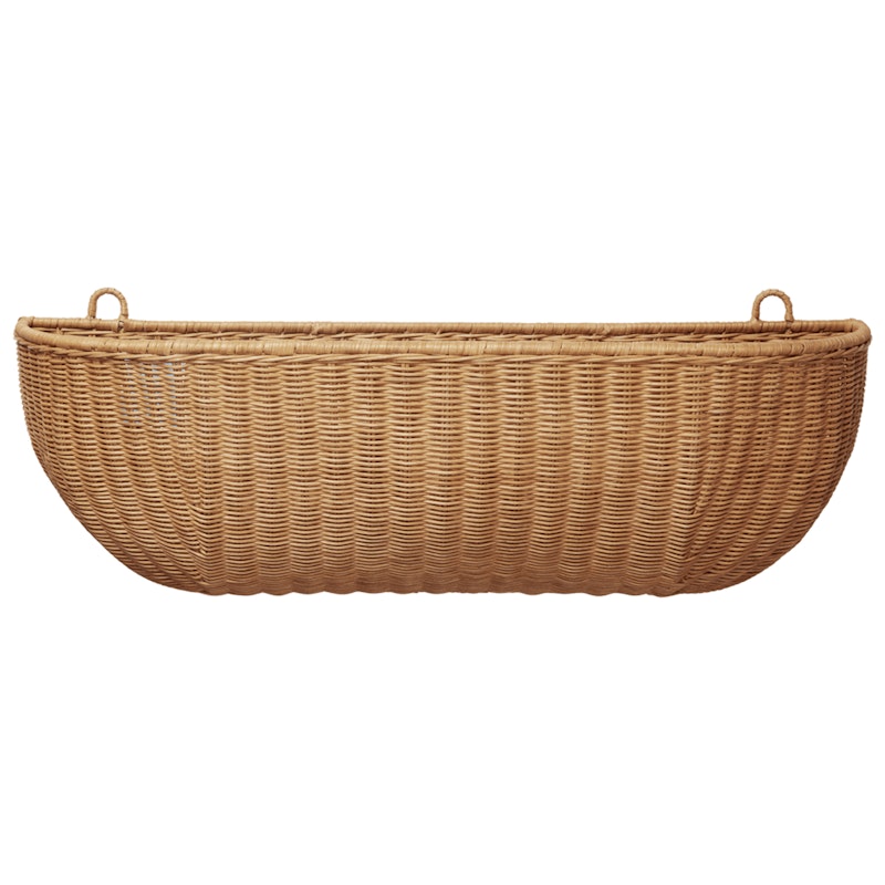 Hängekorb Geflochten Rattan, 25x75 cm