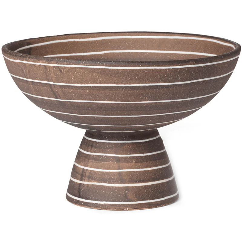 Brura Schüssel Ø21,5 cm, Coffee / White