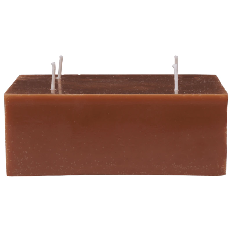 Burren Stumpenkerze Bronzefarben, Groß