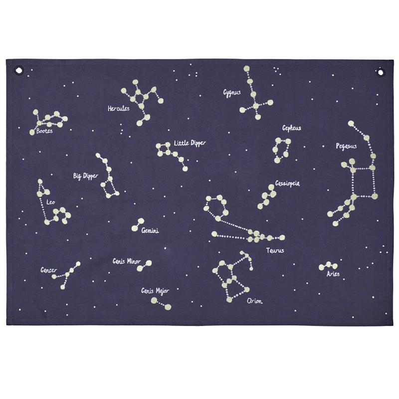 Wall Decoration - Constellation 100x70 cm, Dark Blue