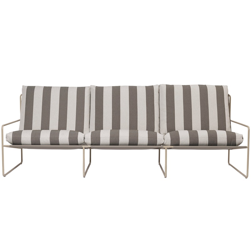 Desert 3-Sitzer-Sofa, Cashmere / Stripe
